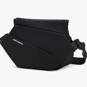 CONFLUXWHEELnylon‎ Crossbody Bag for Men & Women, Waterproof Shoulder Sling Bag
